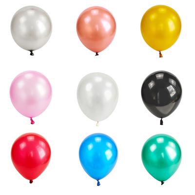 10 12palcových perleťových latexových balónků Nafukovací balón Vícebarevný Bílý Růžový Balónová dekorace Baby Shower Narozeninová oslava Svatba