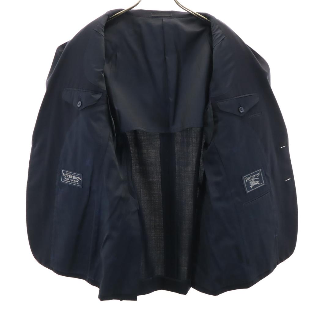 Burberrys 90er Jahre Hergestellt in Japan Alte maßgeschneiderte Jacke AB5 Marineblau Herren Gebraucht