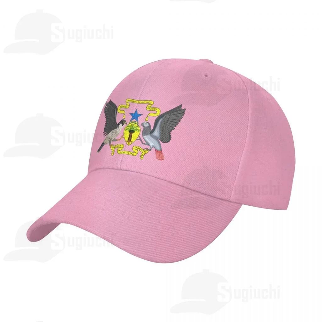 2025 National Emblem Of Sao Tome And Principe Coat Of Arms Sun Baseball Cap Dad Hats Adjustable For WoUnisex WoWoUnisex Unisex Outdoor Hat