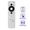AA58 Replace Voice Remote Control for MECOOL KM2 KM2 PLUS ONN Android 4K UHD TV Box Bluetooth Voice Remote White
