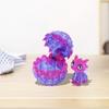 Ovo de Dragão Impresso em 3D com Dragão Dentro Ovo de Dragão Misterioso Brinquedo Fidget Colecionável de Fantasia Presentes para Recheio de Cesta de Páscoa Decoração para Casa e Escritório