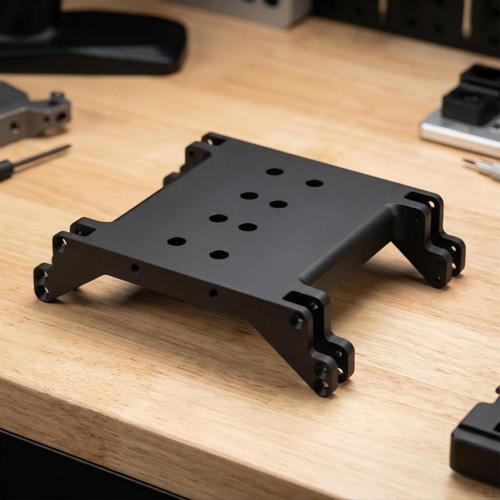 Gearbox Base Plate CNC Machined Mount with Brackets LowCenterofWeight Distribution RC