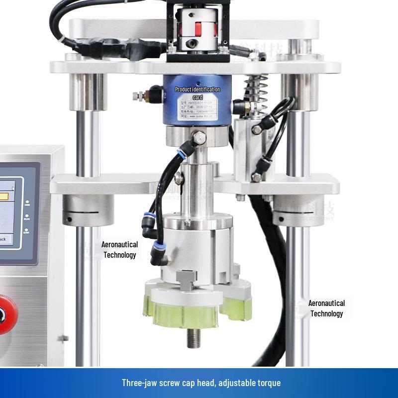 ZONESUN Semi-Automatic Servo Torque-Adjustable Metal Cap Sealing Machine