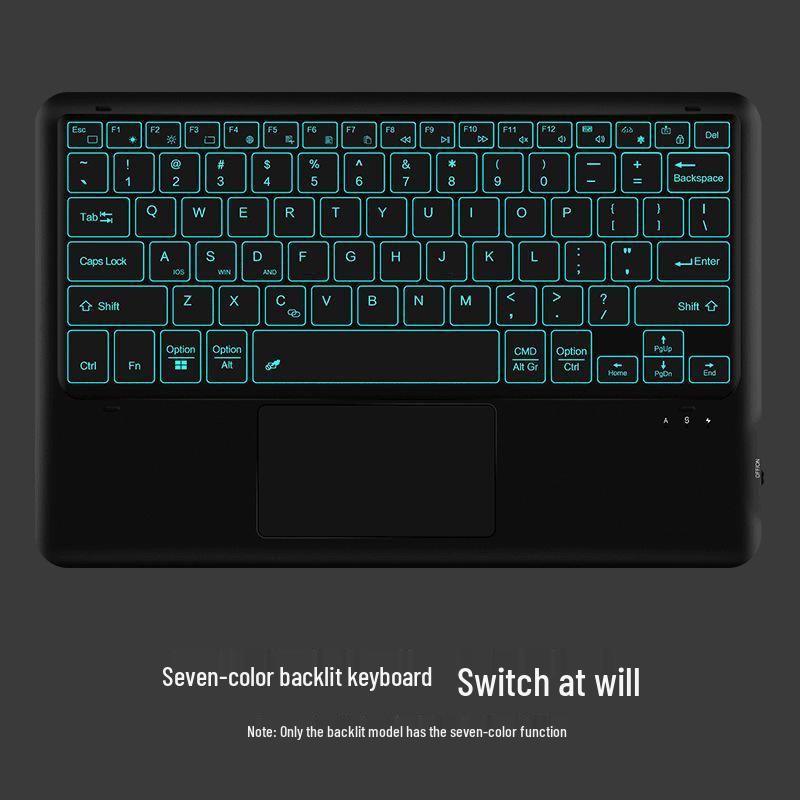 12.9" Bluetooth Backlit Touchpad Keyboard for iPad - Ultra-thin, Portable, Silent Wireless Keyboard for Tablet and Office Use