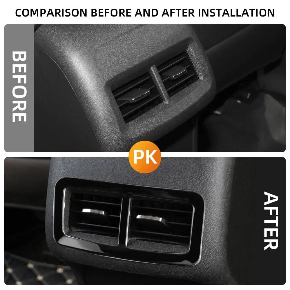 Rear Air Conditioning Vent Cover for Chevrolet Equinox 2017- 2026 2026 2026 AC Outlet Sticker Decoration Trim Car Accessories