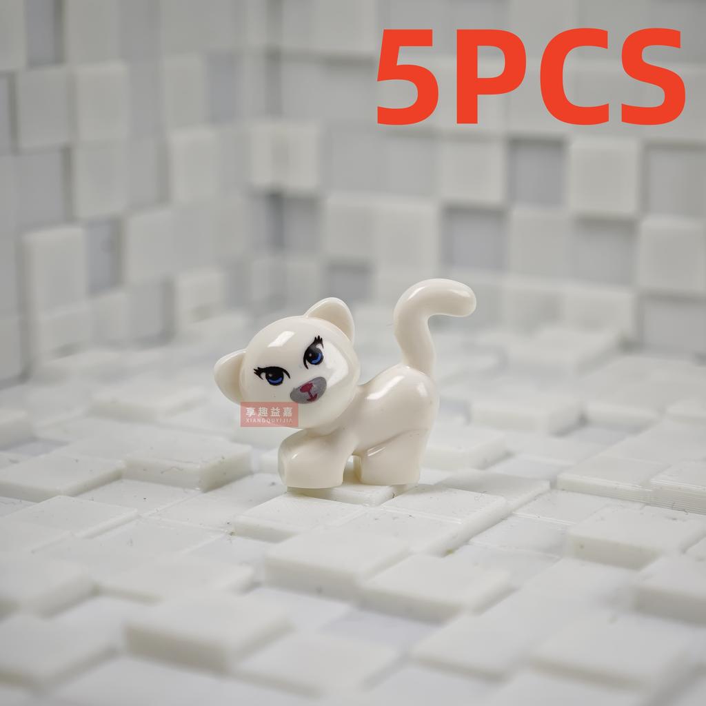 MOC City Animal Building Block Figures Eagle Owl Panda Parrot Seagull Penguin Zoo Fram Horse Pig Accessories Bricks Toy Gift