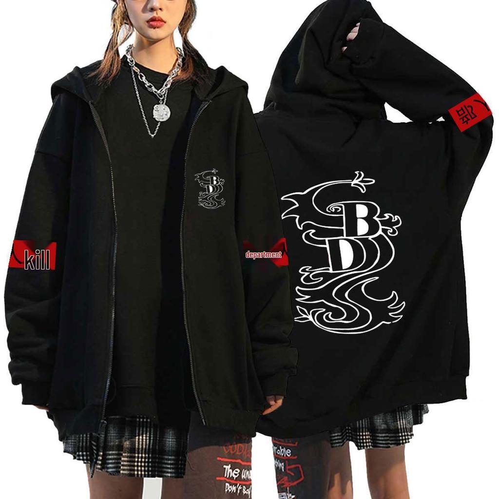 Felpa con cappuccio e zip unisex Tokyo Revengers in stile cinese