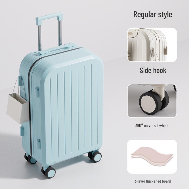 Multifunctional Trolley Suitcase: 20-inch Carry-On & 26-inch Large Capacity with Universal Wheels, Ideal for Students and Travelers