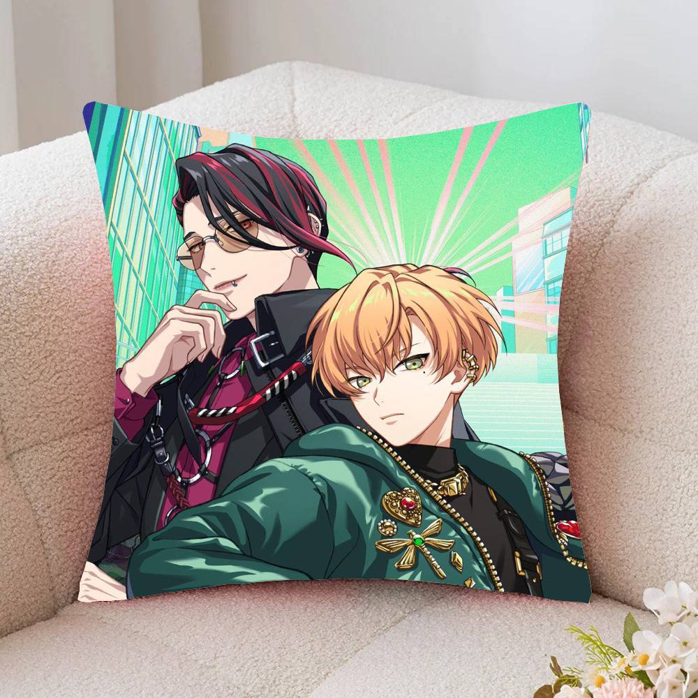Anime Paradox Live THE ANIMATION Pillow Case Fashion Square Pillowcase Bedroom Sofa Room Ins Decoration Leisure