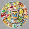 51 Cartoon Seasoning Bottle Stickers: Waterproof, Creative Decor for Thermos Cups & Journals
