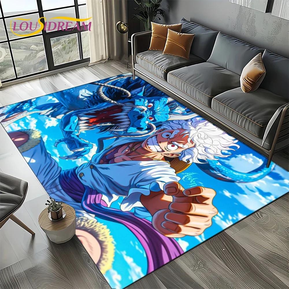 3D One PIECE-E Japan Anime Cartoon Carpet Rug for Living Room Bedroom Home Sofa Decoration,Kids Play Area Rug Non-slip Floor Mat