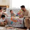Diy Coloring Blanket With 24 Markers Color Your Own Cozy Velvet Throw Blanket For Kids Adults Creative Gift For Home Decor