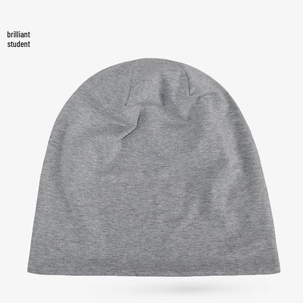 Versatile Cotton Beanie: Thin, Cuffed, Plain Style for Men & Women