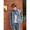 NVG·YOUNG Men's Washed Denim Workwear Jacket