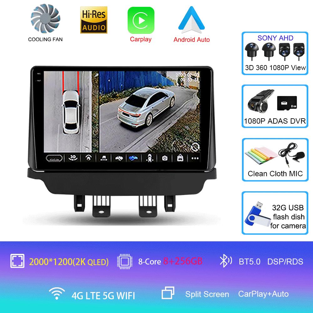 Car Radio Android 14 Carplay Auto For Mazda CX-3 CX3 Mazda 2 DK 2014 - 2021 Multimedia Player GPS Navigation 2din WIFI+4G Stereo
