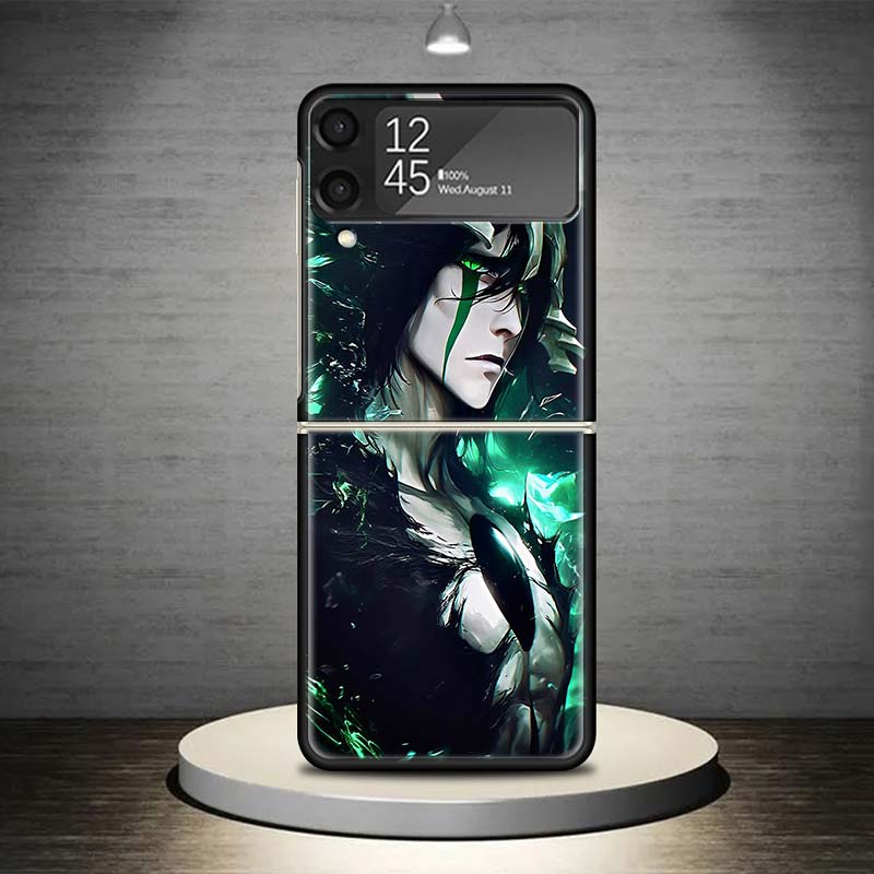 Bleach Ulquiorra Cifer 4 Phone Case For Samsung Galaxy Z Flip 7 6 5 4 3 5G Shockproof Cover Z Flip7 Flip6 ZFlip5 Flip3 Flip4 Lux