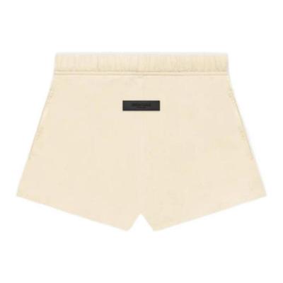 Essentials FW22 Cotton Running Shorts Women Shorts Eggshell FOG-FW22-008