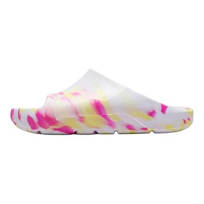 Air Post Slide GS Białe Fuchsjowe Marmurkowe Dziecięce Sneakersy Laserowo-Fuksjowe Jasno-Laserowo-Pomarańczowe FZ3154-156