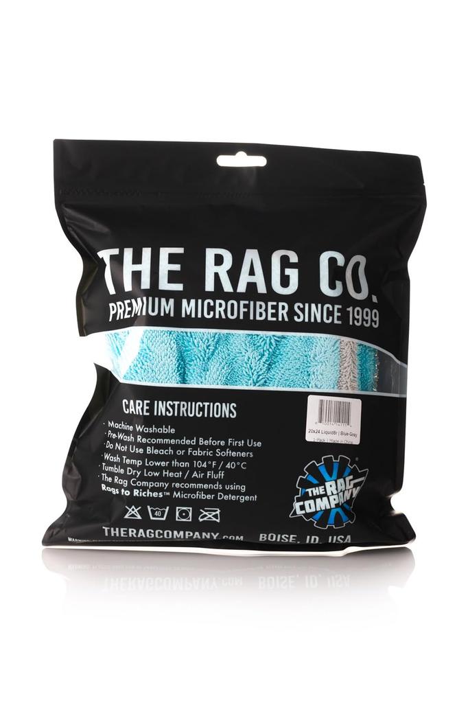 The Rag Company Liquid 8R 50 X 60cm 1 Piece Liquid8R Car Wash Detailing Drying Towel Wiping Water Absorption 1100GSM