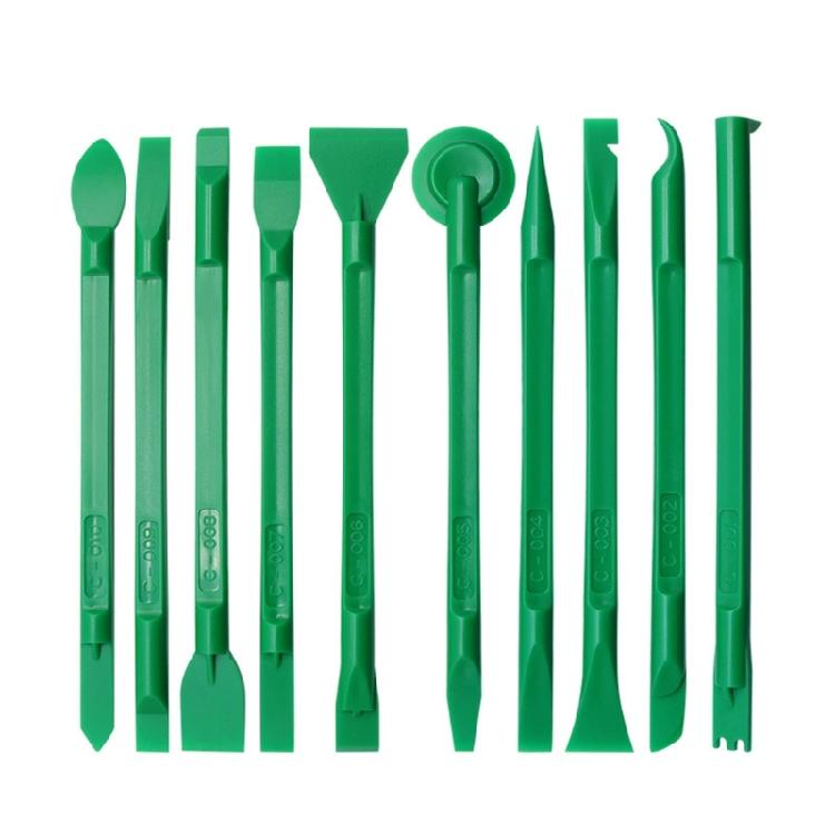 10Pieces Opening Kit Repairing Pry Tools Plastic Spudger Crowbars for Smartphone