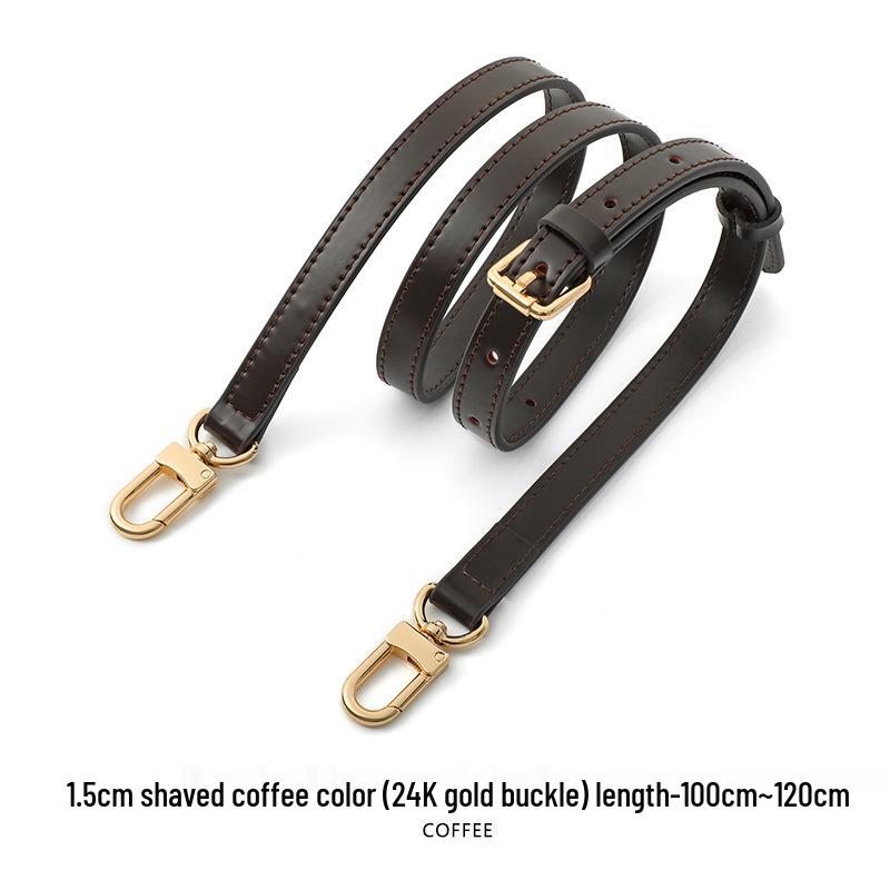 Ma Huang Shi A-54 Coffee Color Adjustable Cowhide Shoulder Strap Women's Crossbody Bag