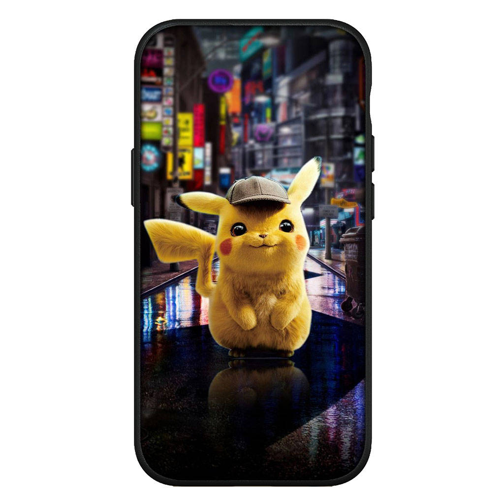 

Чехол для iPhone 16 15 Xiaomi Redmi Note 14 13 12 11 Pro Max 16e Samsung Galaxy S25 S24 S23 Moto OPPO Huawei Pokemon GO Gengar Pikachu милый чехол для телефона for Redmi Note 9S ceil