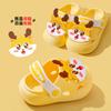 Summer children's non-slip clogs, baby slippers for girls, cartoon design, suitable for outdoor wear, for toddlers and little princesses