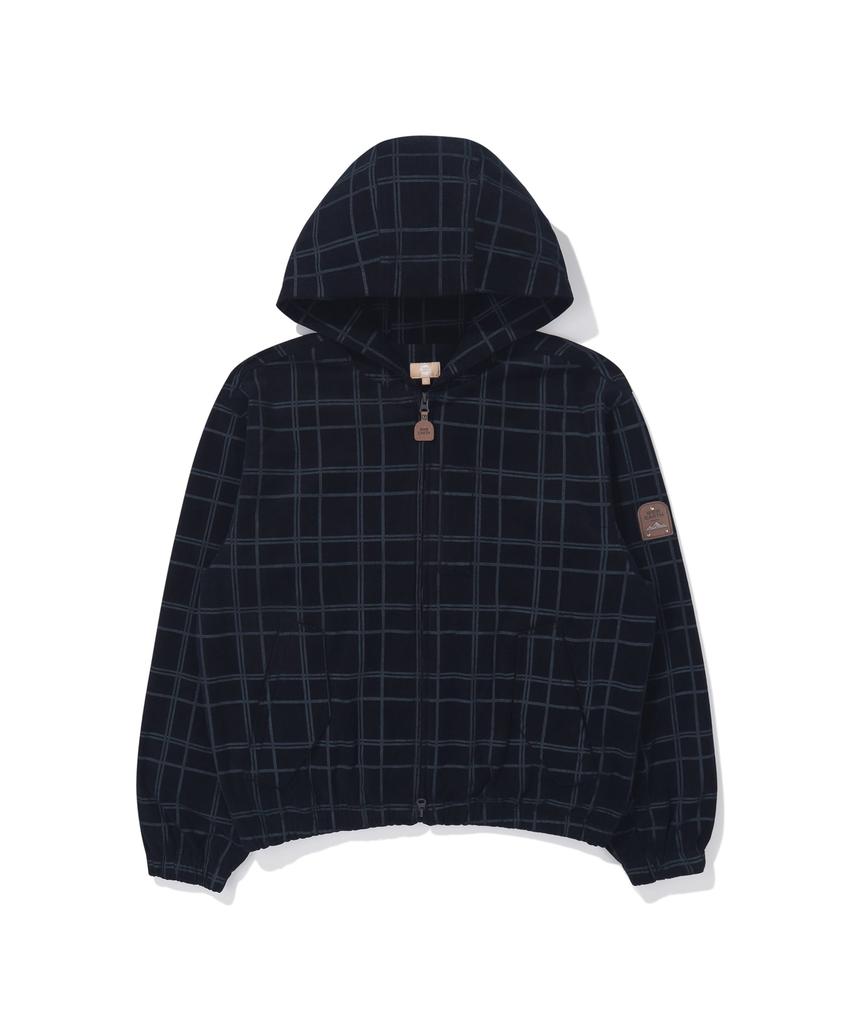 BIBISSIEOSEU Warm Day Jacket Navy Check