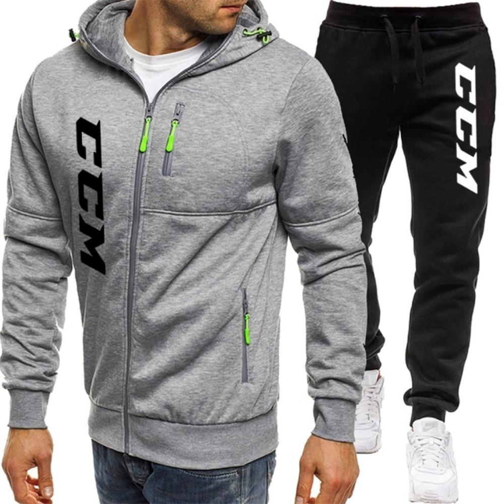 Men's Set Hoodie+pants Sports Set Casual Sports Shirt Sports Set Men's Casual Sports Zipper Set