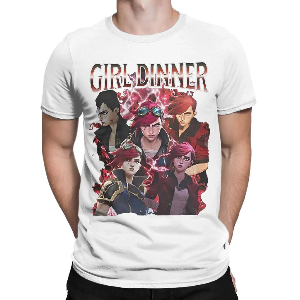Mens Womens girl dinner vi Arcane Violet Shirt Cotton Graphic Printing TShirt Top Clothing