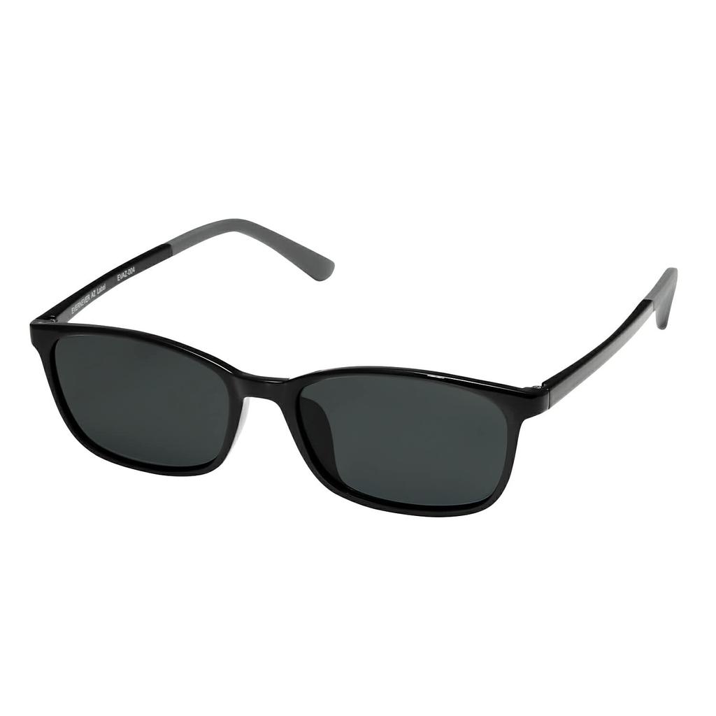 EVERNEVER AZ Label Large Wide Driving Day Night Square UV Black To Slightly Large Men's Sunglasses, Sizes, Fit, Polarized, Sunglasses, Stylish, &