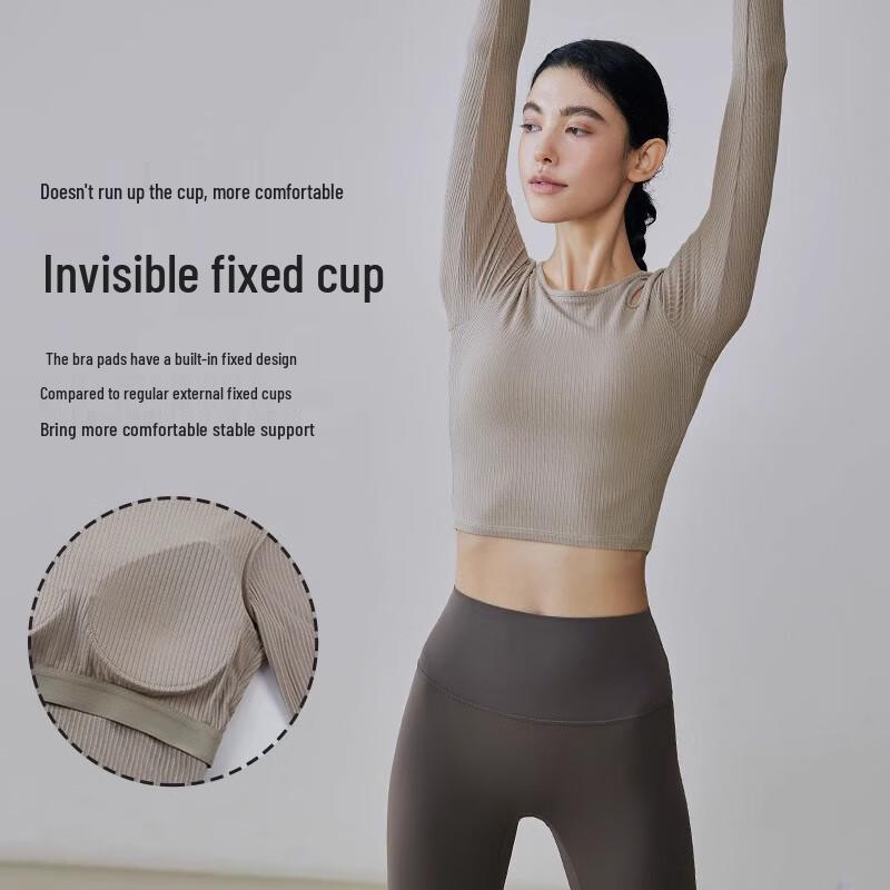 GIGT Women's Padded Yoga & Fitness Tops & Sets