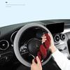 Mesh Cloth  Car Steering Wheel Cover  Without Inner Ring  Breathable And Comfortable   All Seasons Universal