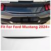 Car Rear Trunk Tail Gate Strip Decoration Cover Trim For Ford Mustang 2024 2025 ABS Carbon Fiber Accessories Exterior Refit Kit