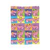 Pinks Panthers Wool Blanket Throw Blanket for Home 125*100cm Bedspread,