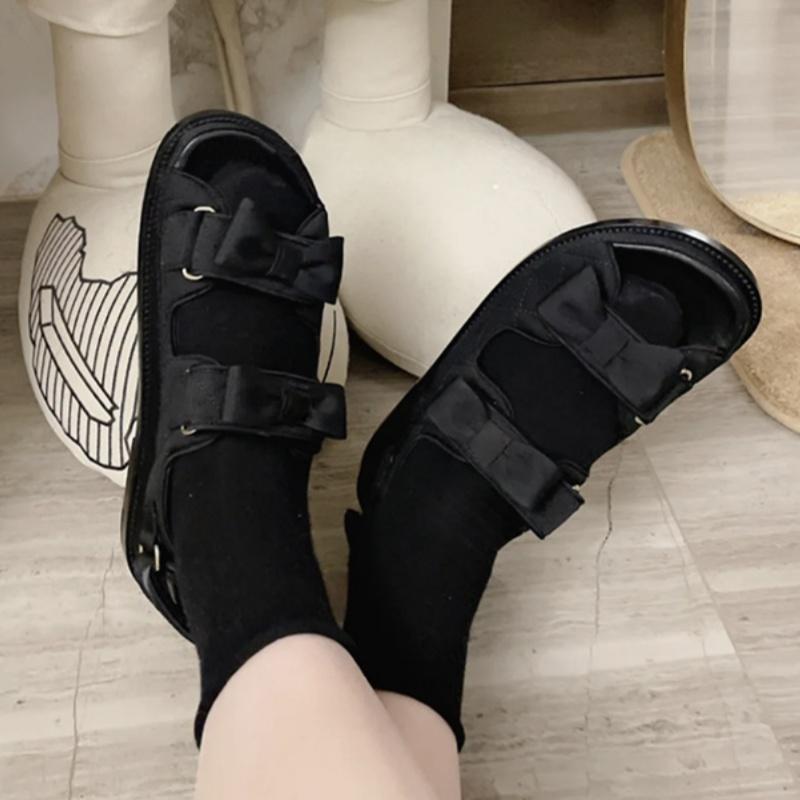 Fashion 2025 New Summer Fashion Butterfly-knot Peep Toe Heeled Sandals Velcro strap Women Sandals Temperament Lovely Sandals