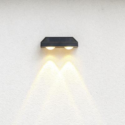 2LED Waterproof Solar Wall Lamps 3LED White Light Night Outdoor Street Light Outdoor Rainproof Lighting Time 6-12 Hours