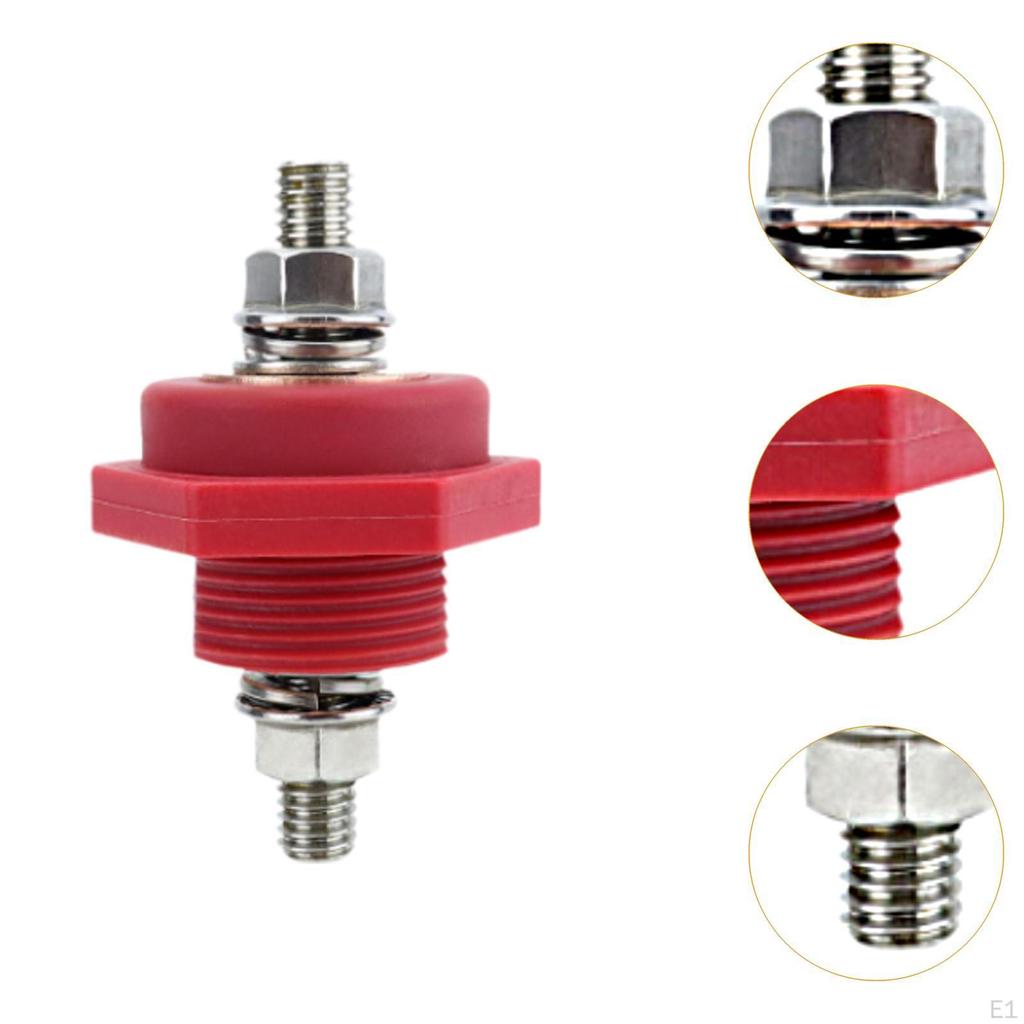 3/8" Thru Panel Battery Terminal Connector High Performance Stud