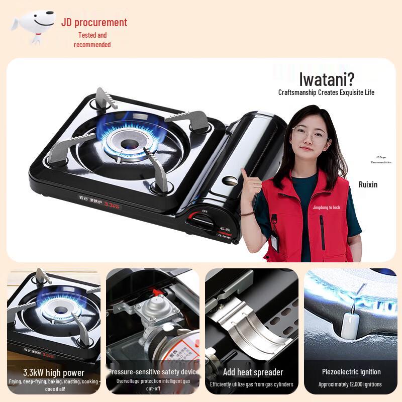 Iwatani 3.3kW Portable Butane Stove