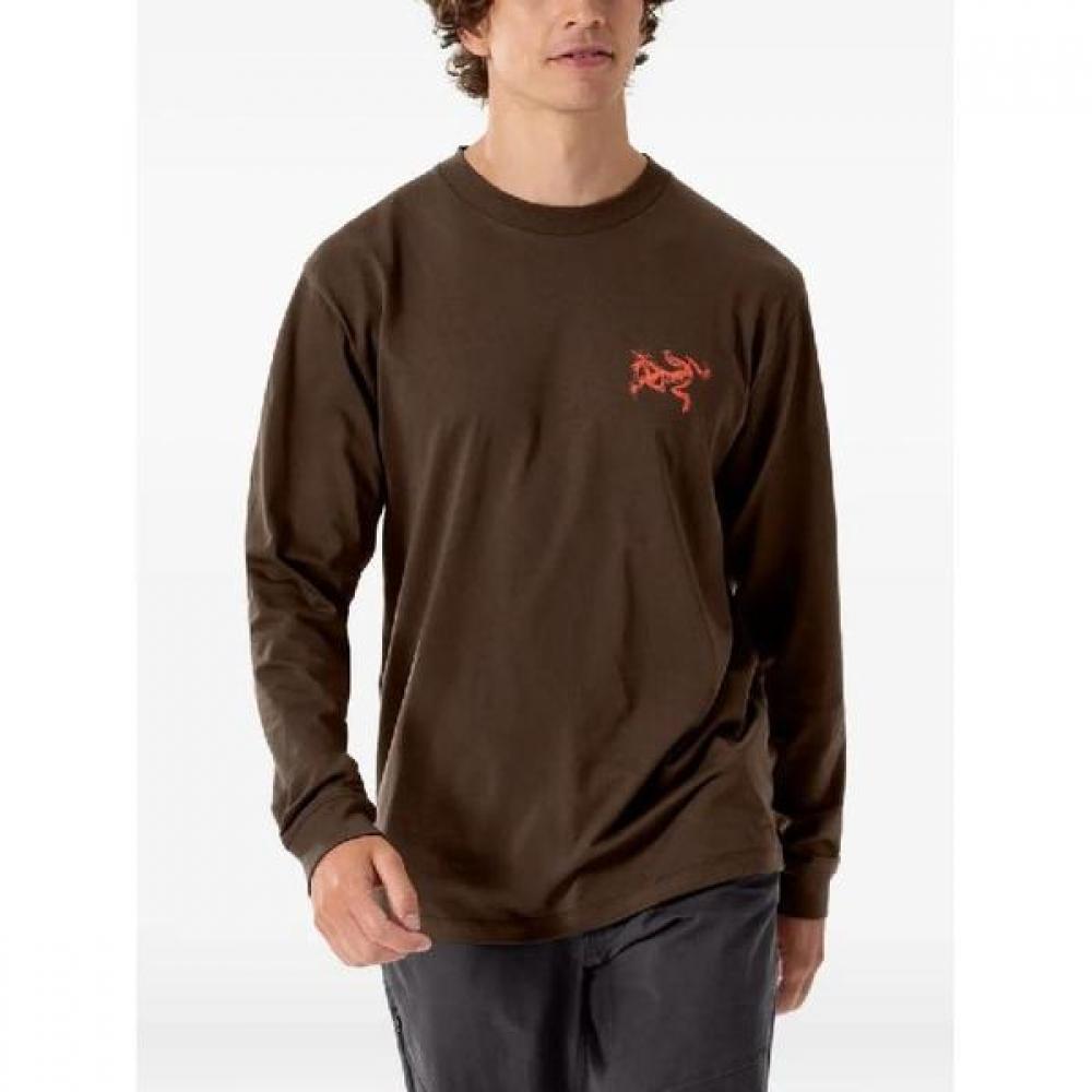ArcTeryx Men S Crag Sl Logo Graphic Long Sleeve T ShirT Tp44502