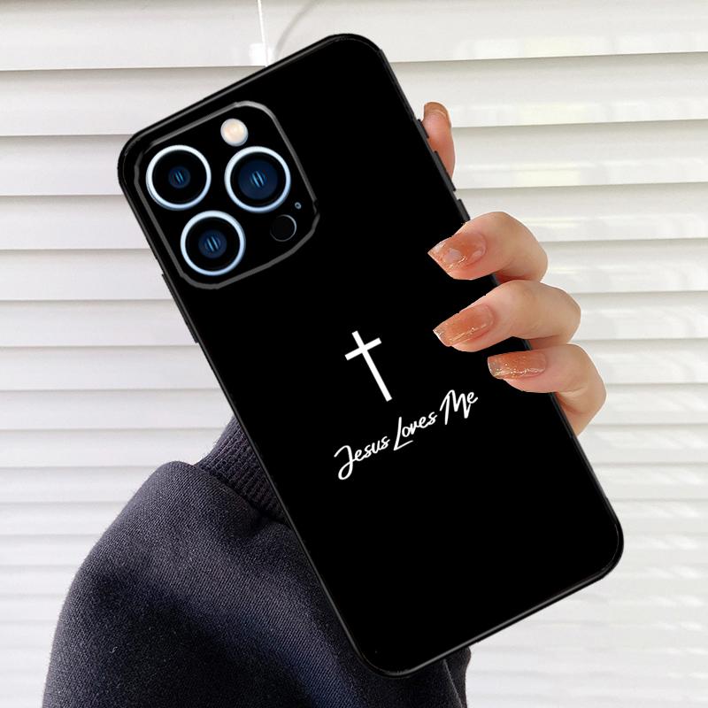 Jesus Cross Phone Case For iPhone 17 16 15 13 11 12 14 Pro Max Mini 15 16 Plus 16e 17 Air Cover Fundas