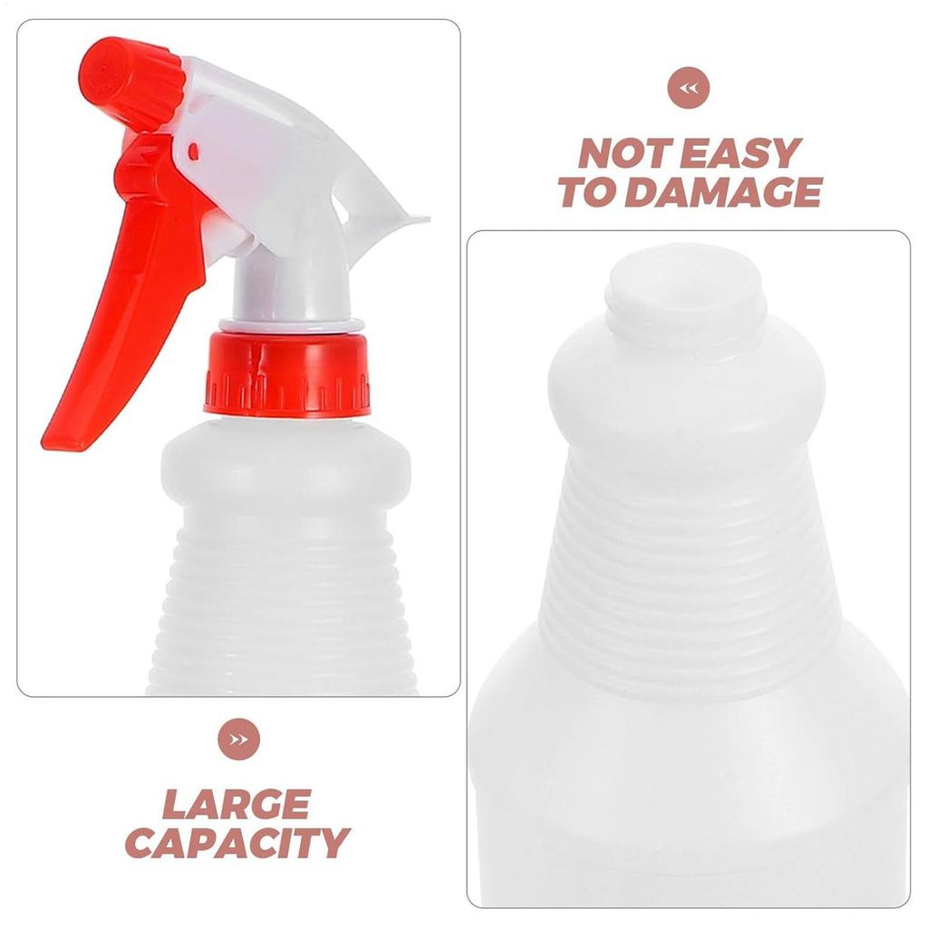 Empty spray bottles 500ml Plant watering spray bottle Large Capacity Sprayer bottles for Cleaning Solutions Plants With Adjus