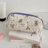 Fashion Women Cartoon Bear Makeup Bag Large Capacity Cute Travel Organizer Quilted Pouch Bag Ladies Toiletry Storage Handbag