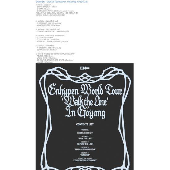 ENHYPEN - WELTTURNÉE [WALK THE LINE] IN GOYANG - Veröffentlichungsdatum 2025-04-25