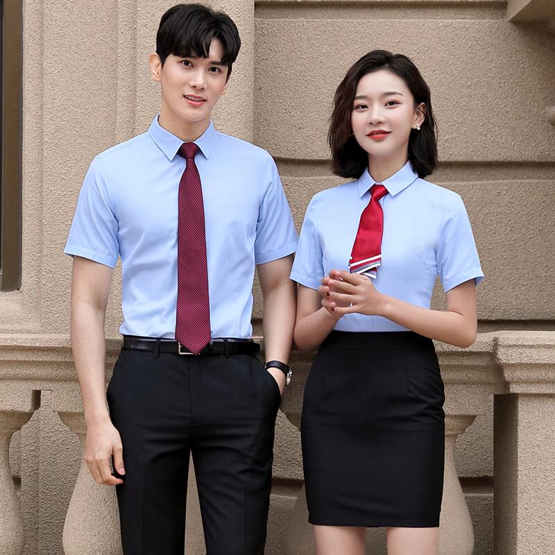 Professional Short-Sleeve Anti-Wrinkle Business Shirt