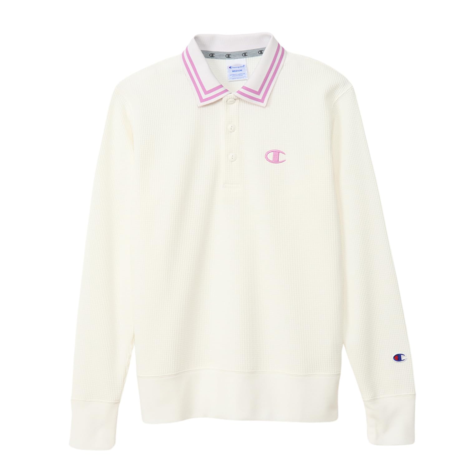 

Champion Golf Поло с длинным рукавом UV с логотипом Женская рубашка, CW-AG407, Молочно-белый, Защита, Быстросохнущая, Теплая, Однотонная