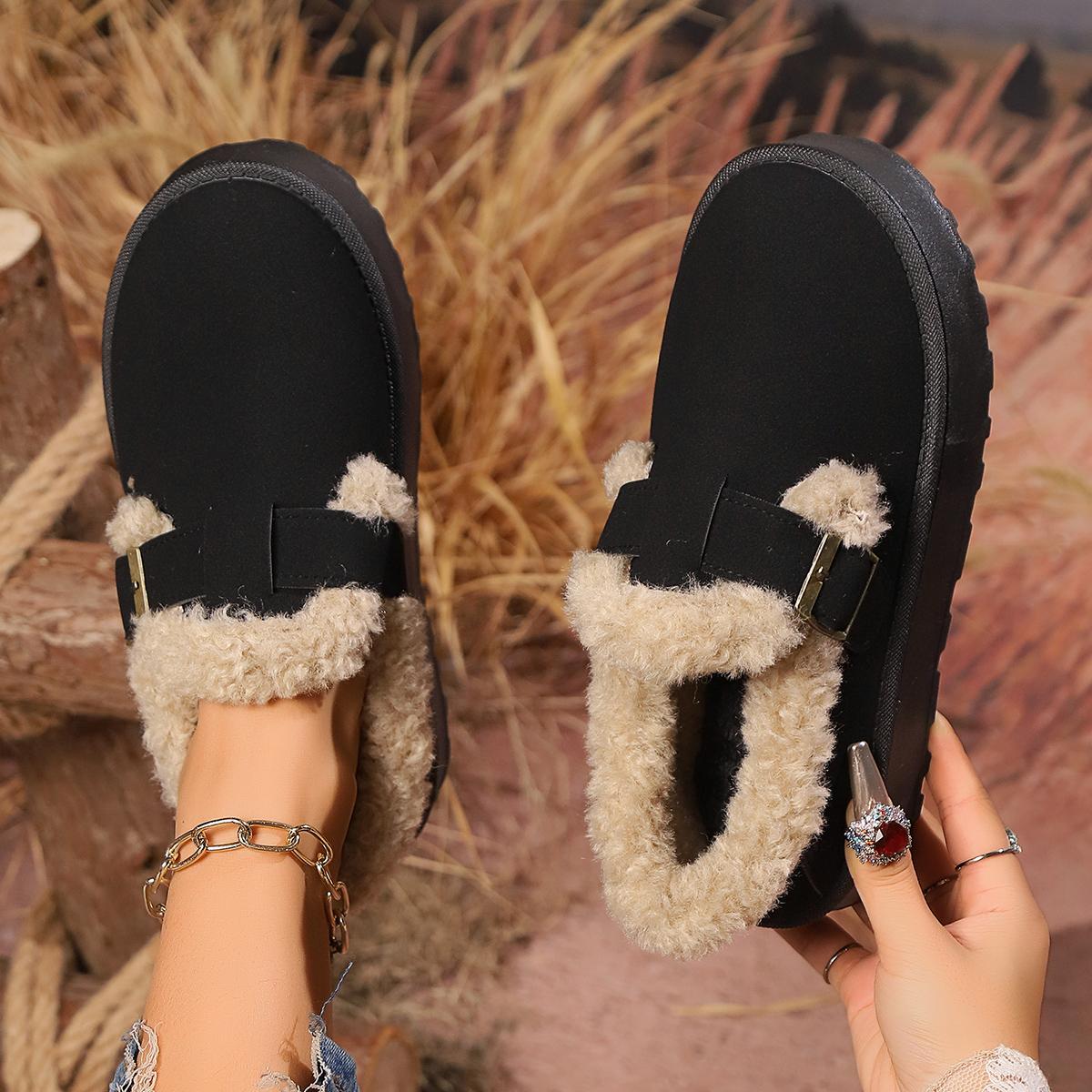 

Женские сапоги, модные, новые, осень-зима 2025 года, удобные, теплые, хлопковые сапоги, женская обувь на толстой подошве и платформе для прогулок на открытом воздухе для женщин 36 чёрный