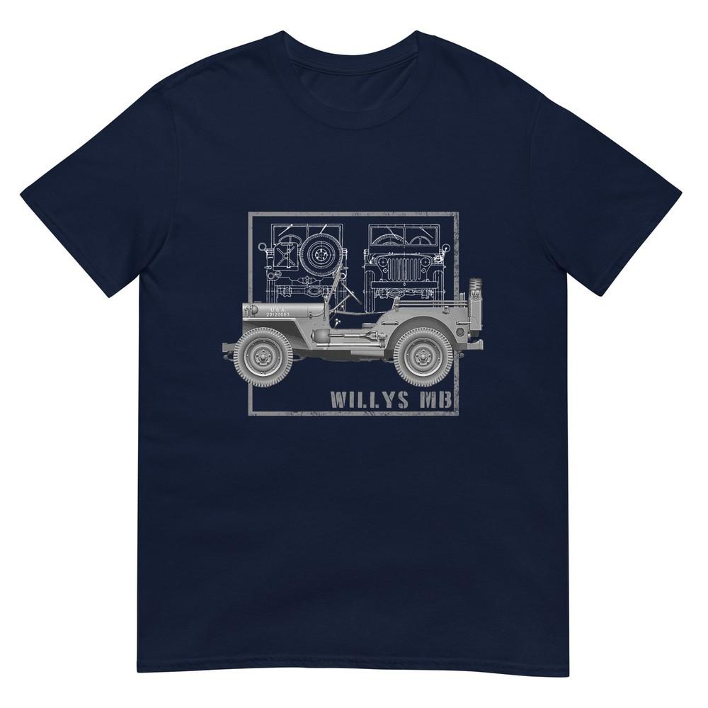 Willys Mb Vintage Offroad Classic Ww2 Tshirt S