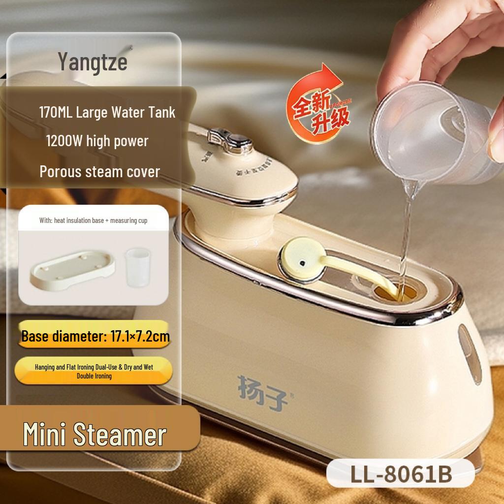 Portable Handheld Garment Steamer - Mini Iron for Home & Dorm Use