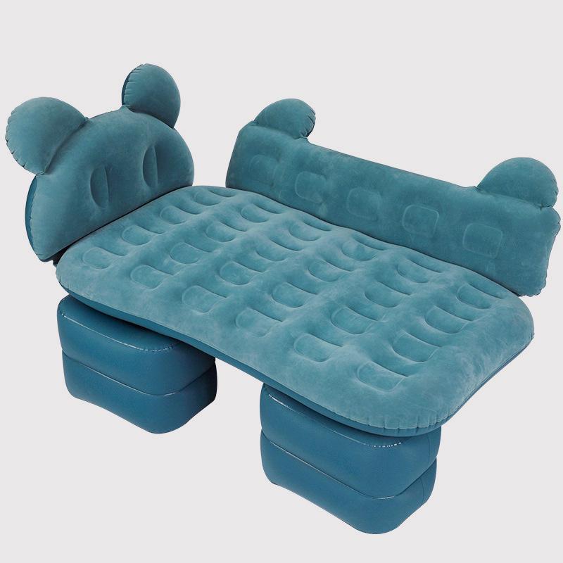 Inflatable Car Mattress for SUV and Sedan - Folding Travel Bed for Sleep and Self-Driving Tours